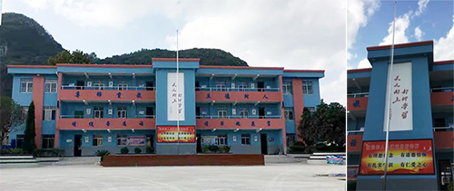 學(xué)校假期不趕工，外墻涂裝一步到位