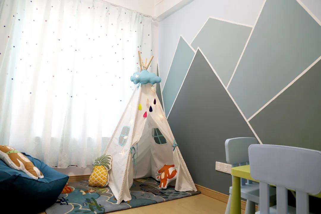 兒童房墻面這樣裝，小孩都樂瘋了